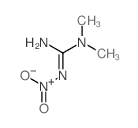 Guanidine,N,N-dimethyl-N'-nitro- Structure