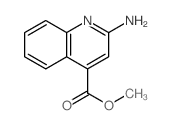 4-Quinolinecarboxylicacid, 2-amino-, methyl ester结构式