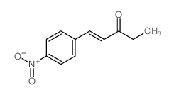 1-(4-nitrophenyl)pent-1-en-3-one Structure
