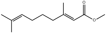 (E)-3,8-Dimethyl-2,7-nonadienoic acid methyl ester结构式