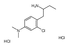 4-(2-aminobutyl)-3-chloro-N,N-dimethylaniline,dihydrochloride Structure