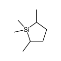 1,1,2,5-Tetramethyl-1-silacyclopentane structure