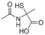 N-Acetyl-2-mercapto-DL-alanine结构式