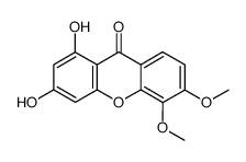 1,3-dihydroxy-5,6-dimethoxy-9H-xanthen-9-one结构式