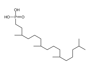 [(7R,11R)-3,7,11,15-tetramethylhexadecyl]phosphonic acid结构式