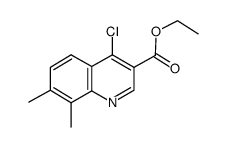 Ethyl 4-chloro-7,8-dimethylquinoline-3-carboxylate picture