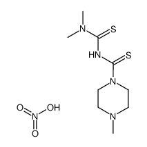 1,1-Dimethyl-2-thio-3-<(4-methylpiperazinyl)thiocarbonyl>harnstoff Salz mit HNO3 Structure