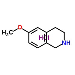 6-甲氧基-1,2,3,4-四氢异喹啉盐酸盐结构式