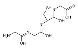 2-[[(2R)-2-[[2-[(2-aminoacetyl)amino]acetyl]amino]-3-sulfanylpropanoyl]amino]acetic acid Structure
