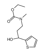ethyl N-[(3R)-3-hydroxy-3-thiophen-2-ylpropyl]-N-methylcarbamate Structure