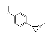 2-(4-methoxyphenyl)-1-methylaziridine结构式