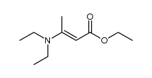 3-diethylamino-crotonic acid ethyl ester Structure
