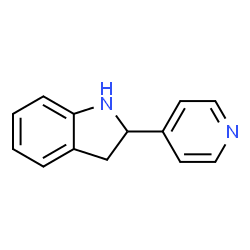 1H-Indole,2,3-dihydro-2-(4-pyridinyl)-(9CI) structure