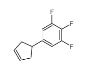 5-cyclopent-3-en-1-yl-1,2,3-trifluorobenzene结构式