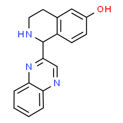 6-Isoquinolinol,1,2,3,4-tetrahydro-1-(2-quinoxalinyl)-(9CI)结构式