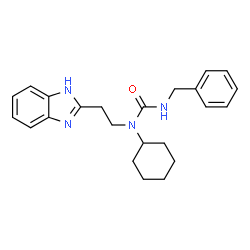 Urea, N-[2-(1H-benzimidazol-2-yl)ethyl]-N-cyclohexyl-N-(phenylmethyl)- (9CI)结构式