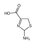 4-Thiazolecarboxylicacid,2-amino-2,5-dihydro-(9CI)结构式