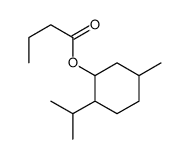 laevo-menthyl butyrate structure