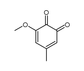 3-methoxy-5-methyl-[1,2]benzoquinone结构式