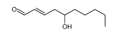 5-hydroxydec-2-enal Structure