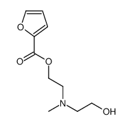 2-[2-hydroxyethyl(methyl)amino]ethyl furan-2-carboxylate Structure