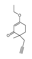 3-ethoxy-6-methyl-6-prop-2-ynylcyclohex-2-en-1-one Structure