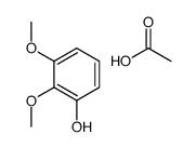 acetic acid,2,3-dimethoxyphenol Structure