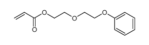 1-acryloyloxy-2-(2-phenoxy-ethoxy)-ethane结构式