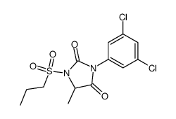 3-(3,5-dichloro-phenyl)-5-methyl-1-(propane-1-sulfonyl)-imidazolidine-2,4-dione Structure