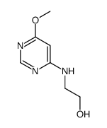 2-[(6-methoxypyrimidin-4-yl)amino]ethanol结构式