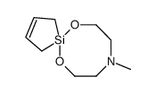 9-methyl-6,12-dioxa-9-aza-5-silaspiro[4.7]dodec-2-ene结构式