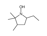 5-ethyl-1-hydroxy-2,2,3-trimethylpyrrolidine Structure
