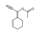 [cyano(cyclohex-2-en-1-ylidene)methyl] acetate Structure