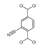 2,5-bis(dichloromethyl)benzonitrile Structure