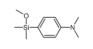 4-[methoxy(dimethyl)silyl]-N,N-dimethylaniline结构式