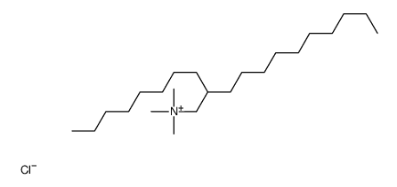 trimethyl(2-octyldodecyl)azanium,chloride结构式