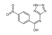 4-Nitro-N-(1H-tetrazol-5-yl)benzamide结构式