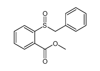 methyl 2-benzylsulfinylbenzoate结构式