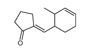 2-[(2-methylcyclohex-3-en-1-yl)methylidene]cyclopentan-1-one Structure