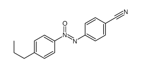 (4-cyanophenyl)imino-oxido-(4-propylphenyl)azanium Structure