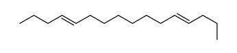 hexadeca-4,12-diene Structure