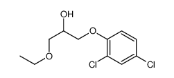 1-(2,4-dichlorophenoxy)-3-ethoxypropan-2-ol结构式