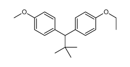 1-ethoxy-4-[1-(4-methoxyphenyl)-2,2-dimethylpropyl]benzene Structure