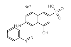 6-imino-4-oxo-5-(2-phenylhydrazinyl)naphthalene-2-sulfonic acid picture