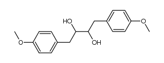 1,4-bis-(4-methoxyphenyl)-2,3-butanediol结构式