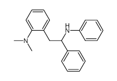 2-(2-phenylamino-2-phenylethyl)-N,N-dimethylaminobenzene结构式