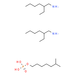 bis[(2-ethylhexyl)ammonium] 6-methylheptyl phosphate结构式
