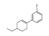 1-(4-ethylcyclohexen-1-yl)-3-fluorobenzene结构式