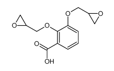 2,3-bis(oxiran-2-ylmethoxy)benzoic acid结构式
