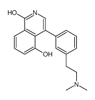 4-[3-[2-(dimethylamino)ethyl]phenyl]-5-hydroxy-2H-isoquinolin-1-one Structure